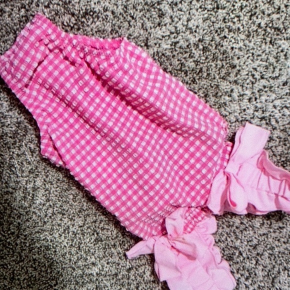 Kids checkered swimsuit - Picture 1 of 4